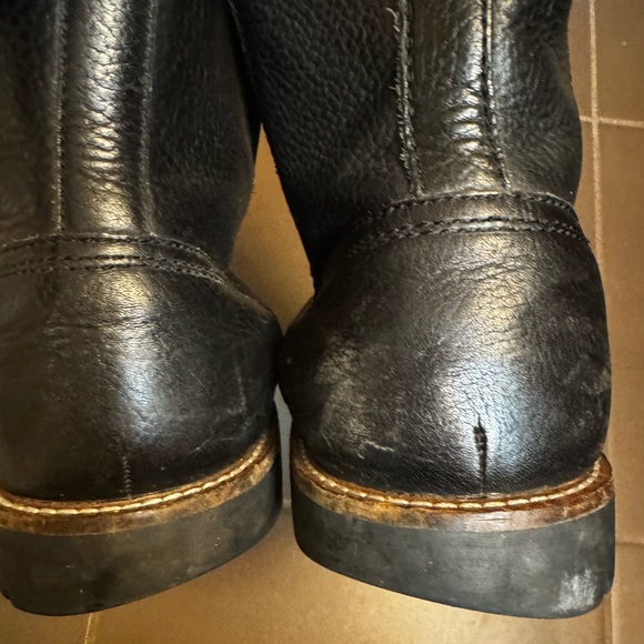 KODIAK Bruce Pull On Boot Men's Black waterproof leather size 12 lug outsole EUC - Picture 11 of 11